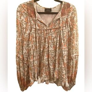 🌸Vici floral boho blouse oversized